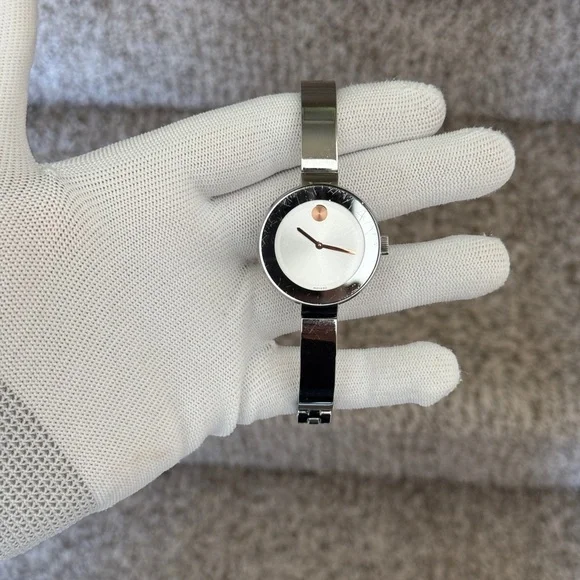 Movado Silver and Gold-Tone Watch
Trend Bangle Watch, 34mm - Picture 8 of 11